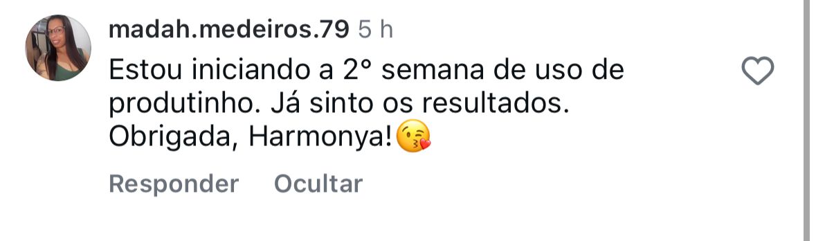 Comentário real de cliente FloraBe